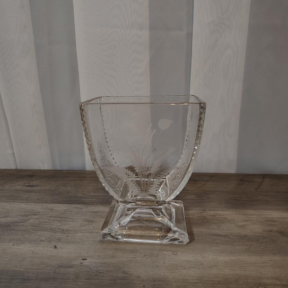Riverside Glass Jersey Compote/Open Sugar Bowl Lily Langtree Persian Shawl